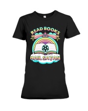 Read books Hail satan Premium Fit Ladies Tee tile