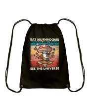 Eat Mushrooms See The Universe Drawstring Bag tile