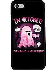 In October Even Ghosts Wear Pink Phone Case tile