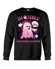 In October Even Ghosts Wear Pink Crewneck Sweatshirt tile
