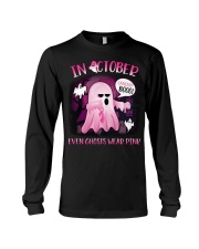 In October Even Ghosts Wear Pink Long Sleeve Tee tile