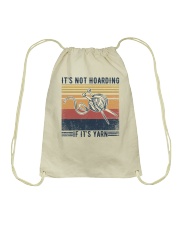 It's Not Hoarding If It's Yarn Drawstring Bag tile