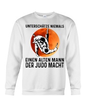 Judo Never Underestimate An Old Man Crewneck Sweatshirt tile