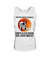 Judo Never Underestimate An Old Man Unisex Tank tile