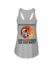 Judo Never Underestimate An Old Man Ladies Flowy Tank tile