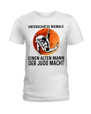 Judo Never Underestimate An Old Man Ladies T-Shirt tile