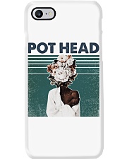 Black Gardener Pot Head Phone Case tile