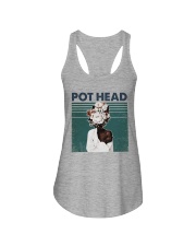 Black Gardener Pot Head Ladies Flowy Tank front