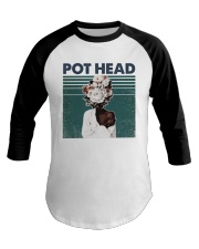 Black Gardener Pot Head Baseball Tee tile