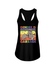 LGBTQ Pride Gender Is Garbage Ladies Flowy Tank tile