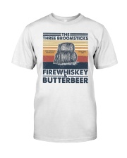 The three broomsticks Fire whiskey and Butterbeer Classic T-Shirt front