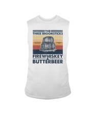 The three broomsticks Fire whiskey and Butterbeer Sleeveless Tee tile
