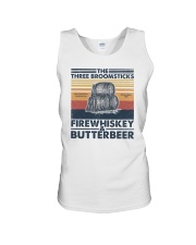 The three broomsticks Fire whiskey and Butterbeer Unisex Tank tile