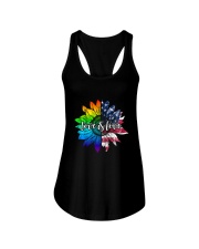 Love Is Love Gay Pride LGBT Rainbow Flag Ladies Flowy Tank tile