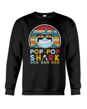 Vintage Poppop shark doo Crewneck Sweatshirt tile