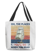 Oh The Places You'll Go Summer Vintage All-Over Tote tile