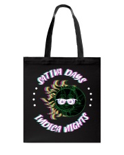 Sativa day indica nights Tote Bag tile