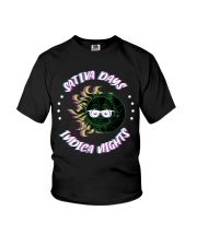 Sativa day indica nights Youth T-Shirt tile