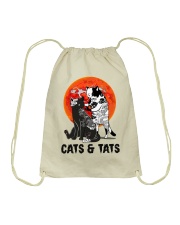 Cats and Tats Drawstring Bag tile
