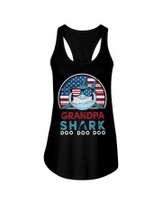 Vintage Grandpa shark doo Ladies Flowy Tank tile