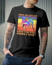 LGBTQ Pride Have You Ever Ridden A Cock Classic T-Shirt lifestyle-mens-crewneck-front-6