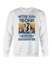 I asked god to make me a better man Crewneck Sweatshirt tile