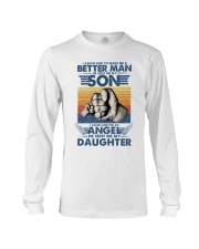I asked god to make me a better man Long Sleeve Tee tile