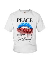 Red White and Blessed Youth T-Shirt tile