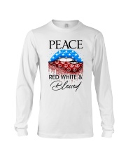 Red White and Blessed Long Sleeve Tee tile