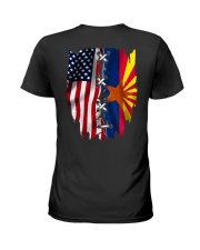 Arizona Amercia Flag 4th Of July Ladies T-Shirt tile
