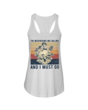 The Mushrooms Are Calling And I Must Go Ladies Flowy Tank tile