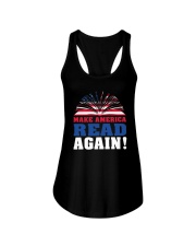 Make America Read Again Ladies Flowy Tank tile