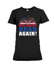Make America Read Again Premium Fit Ladies Tee tile