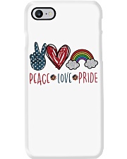 Peace Love Pride Phone Case tile