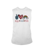 Peace Love Pride Sleeveless Tee tile