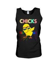 Chicks Dig Me Funny LGBT Pride Gift Unisex Tank tile