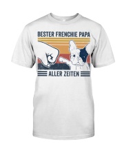 French Bulldog Best Dad Ever Classic T-Shirt front
