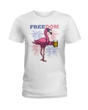 Flamingo US Freedom Ladies T-Shirt tile