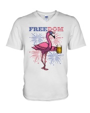 Flamingo US Freedom V-Neck T-Shirt tile