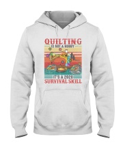 Quilting Yarn 2020 Survival Skill Hooded Sweatshirt tile