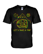 Let's Take A Trip V-Neck T-Shirt tile