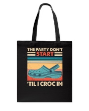 Crocs The Party Don't Start 'Til I Croc In Tote Bag tile