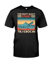 Crocs The Party Don't Start 'Til I Croc In Classic T-Shirt front