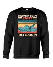 Crocs The Party Don't Start 'Til I Croc In Crewneck Sweatshirt tile