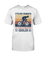 Cycling Grandpa like a regular grandpa but cooler Classic T-Shirt front