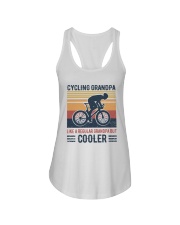 Cycling Grandpa like a regular grandpa but cooler Ladies Flowy Tank tile