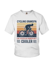 Cycling Grandpa like a regular grandpa but cooler Youth T-Shirt tile