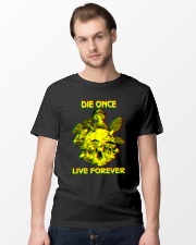 Die once Live forever mushroom Classic T-Shirt lifestyle-mens-crewneck-front-15