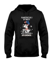 American By Birth Veteren By Choice Hooded Sweatshirt tile