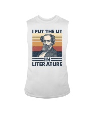 I Put The Lit In Literature Charles Dickens Sleeveless Tee tile